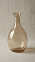Hand-blown glass carafe