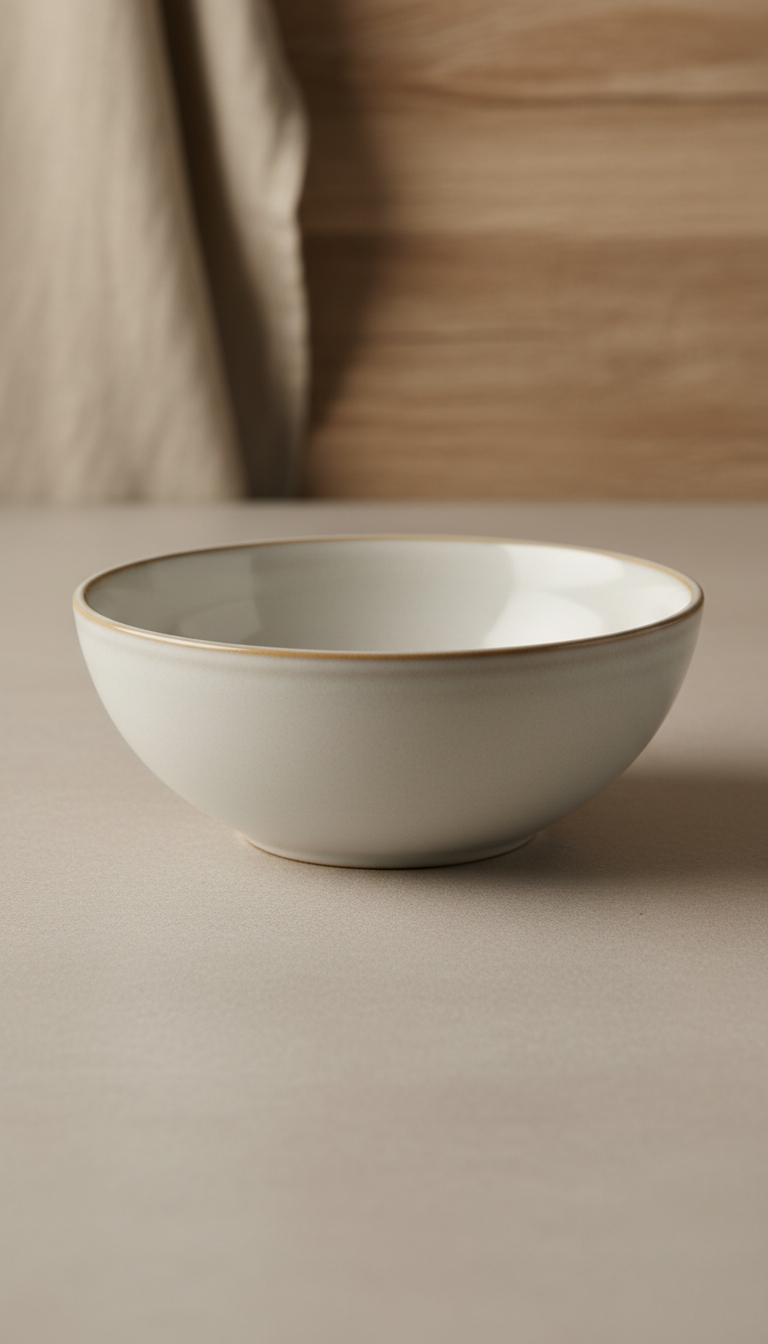 Matte Ceramic Serving Bowl
